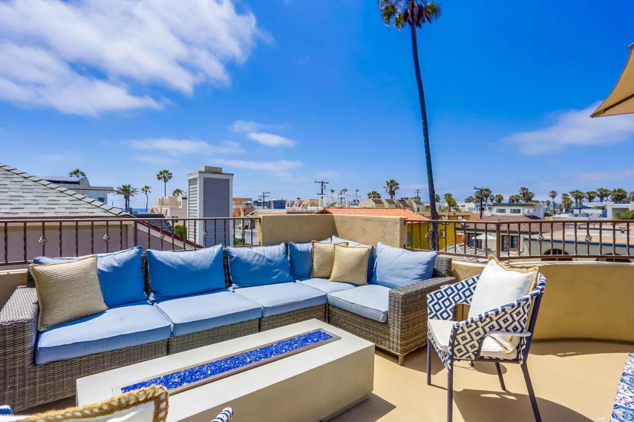 Stunning Ocean View Home W Rooftop Terrace, Firepit, Fast Wifi, Ac & Parking! San Diego Buitenkant foto